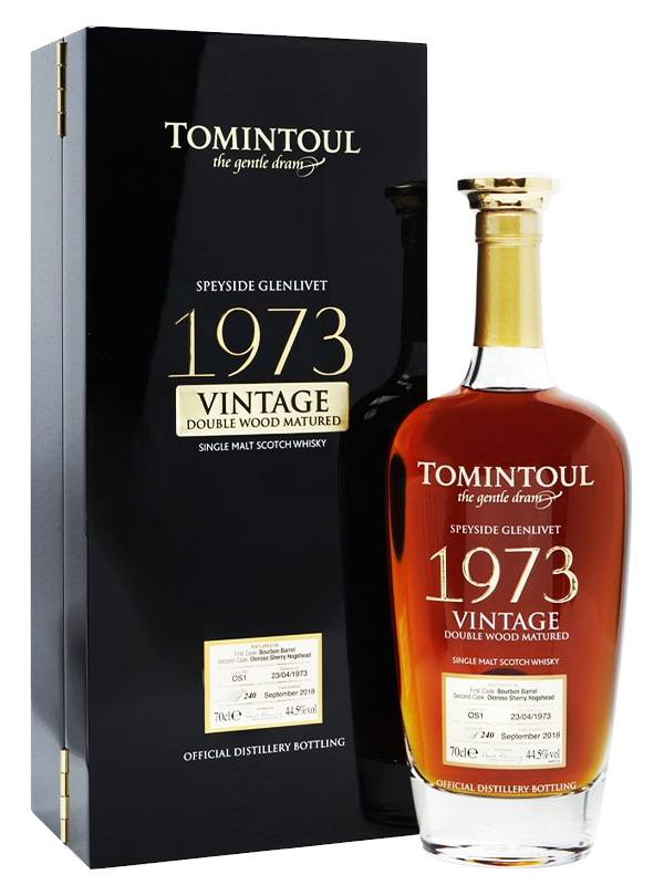 Tomintoul Vintage 1973 45YO Double Wood Matured 44.5% 700ml