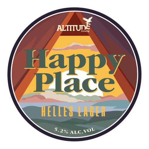 Altitude Brewing Happy Place Helles Lager 440ml