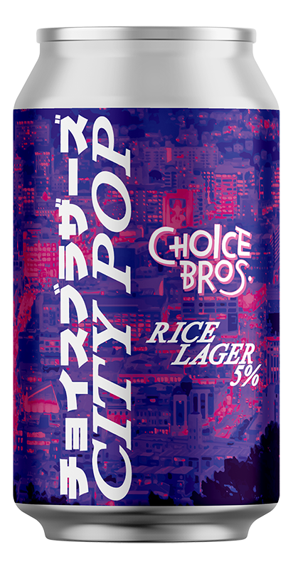 Choice Bros City Pop Rice Lager 330ml