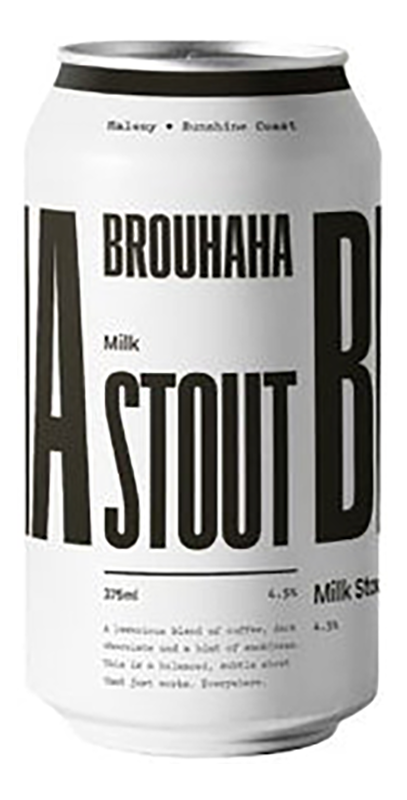 Brouhaha Brewery Milk Stout 375ml
