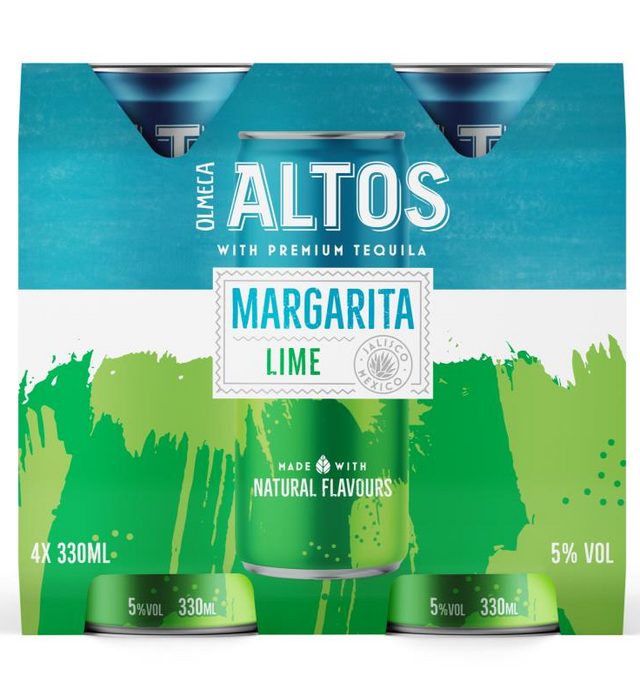 Altos Lime Margarita 4 pack