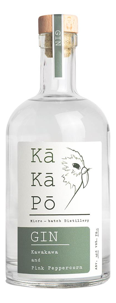 Kakapo Distillery - Kawakawa & Pink Peppercorn Gin 700ml
