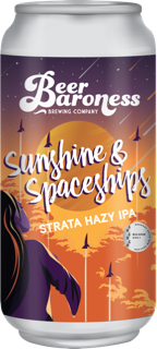Beer Baroness Sunshine and Spaceships Hazy IPA 440ml can