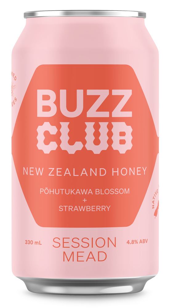 Buzz Club Session Mead Pohutakawa & Strawberry 330ml