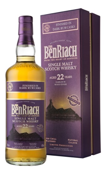 Benriach 22YO Dark Rum Wood Finish 46% 700ml