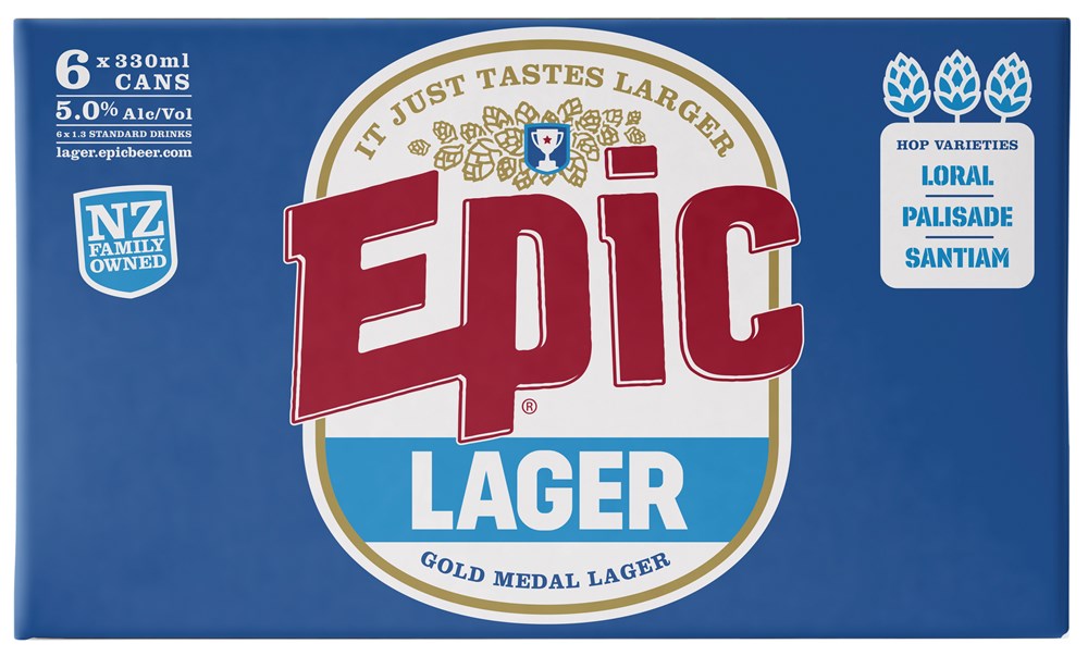 Epic Lager Can 330ml