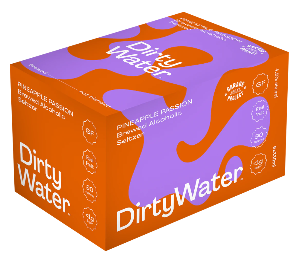 Garage Project Dirty Water Pineapple Passion Seltzer 6 pack