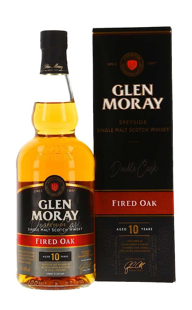 Glen Moray 10 YO Fired Oak 700ml 40%