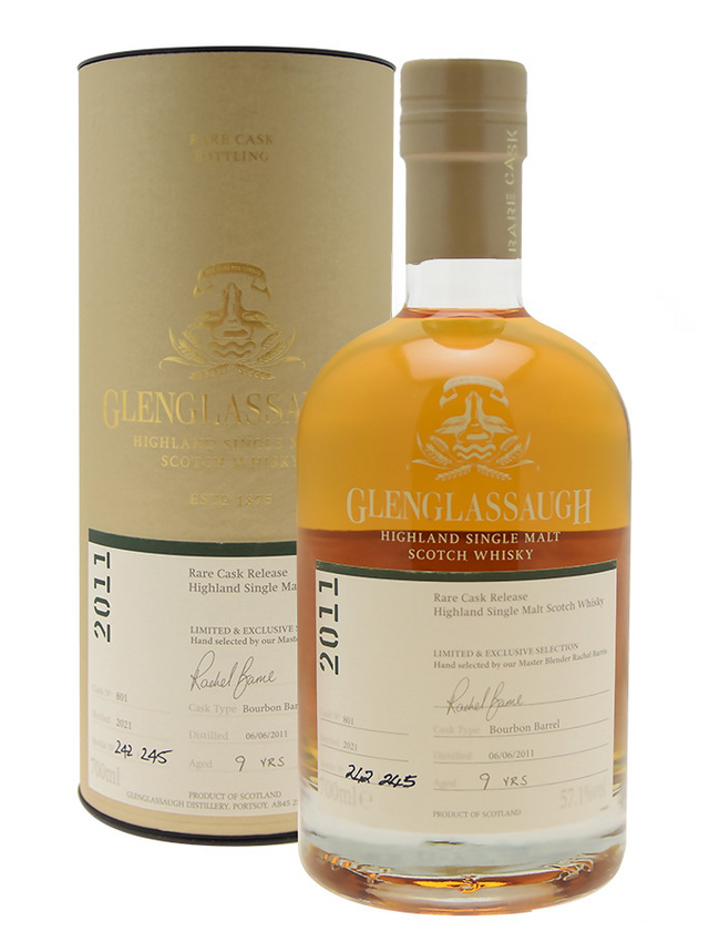 Glenglassaugh 2011/9yo Bourbon Barrel 57.1% 700mL