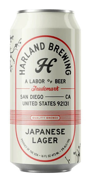 Harland Brewing Japanese Lager 473 ml