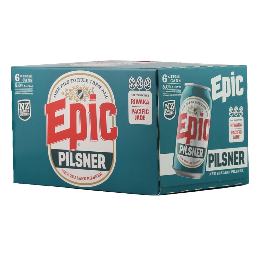 EPIC PILSNER 6 PACK CANS