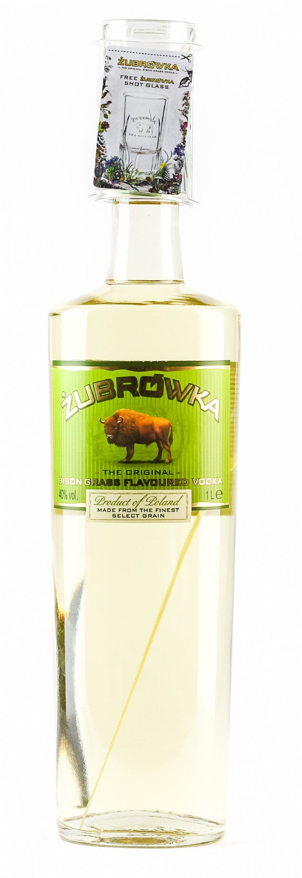 Zubrovka Bison Grass Flavoured Vodka Poland 1lt