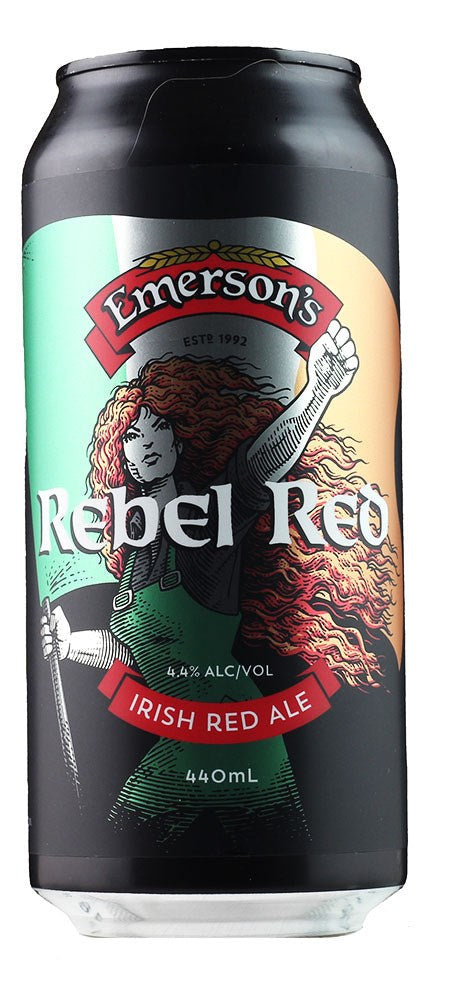 EMERSON'S REBEL RED IRISH RED ALE 440ML