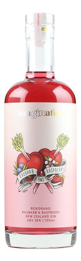 Imagination Reikorangi Rhubarb And Raspberry Gin 38% 700ml