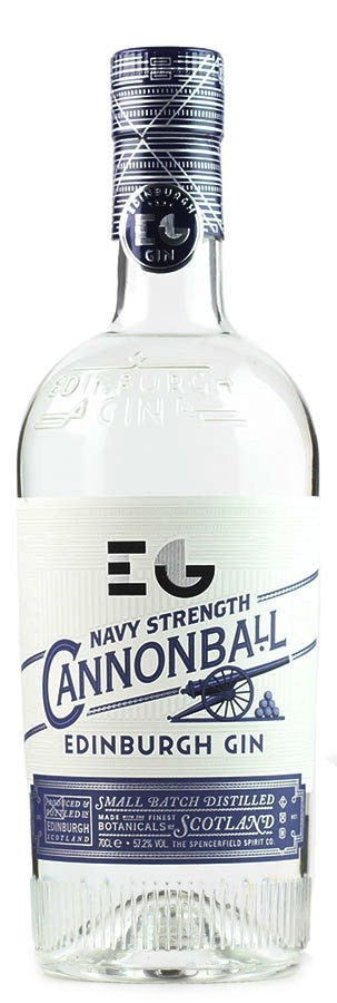 Edinburgh Cannonball Navy Strength Gin 57.2% 700ml