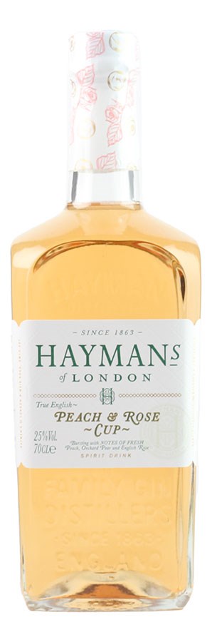 Society Liquor Cup – 700ml & 25% Peach Rose Hayman\'s