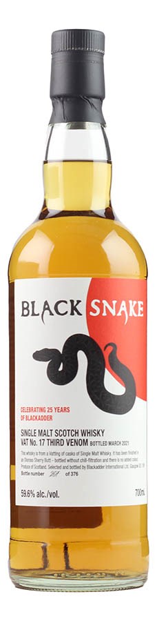 Blackadder Black Snake Vat No. 17 3rd Venom 59.6% 700ml