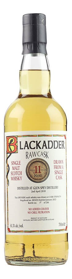 Blackadder Glen Spey 11YO 2010 61.3% Raw Cask 700ml