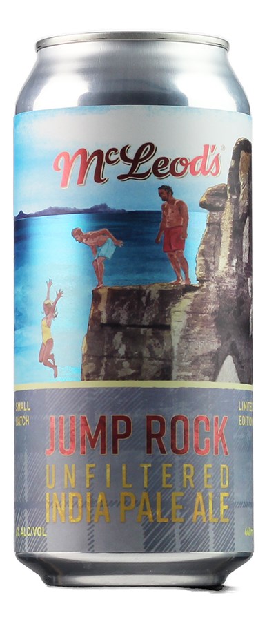 McLeod's Jump Rock Unfiltered IPA 440ml