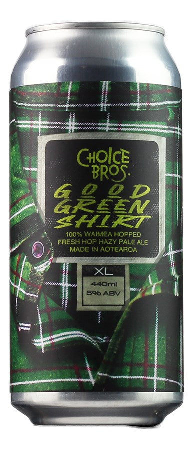 Choice Bros Good Green Shirt Hazy Pale Ale 440ml