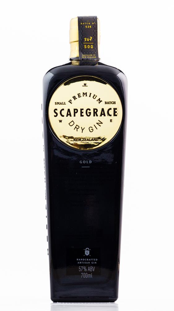 Scapegrace Gold Dry Gin 57% 700ml