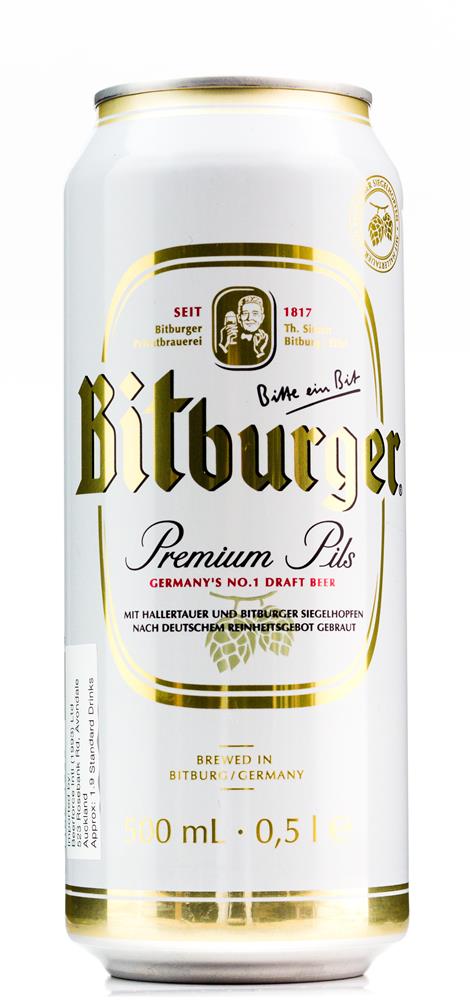 Bitburger Premium Pilsner 500 ml can