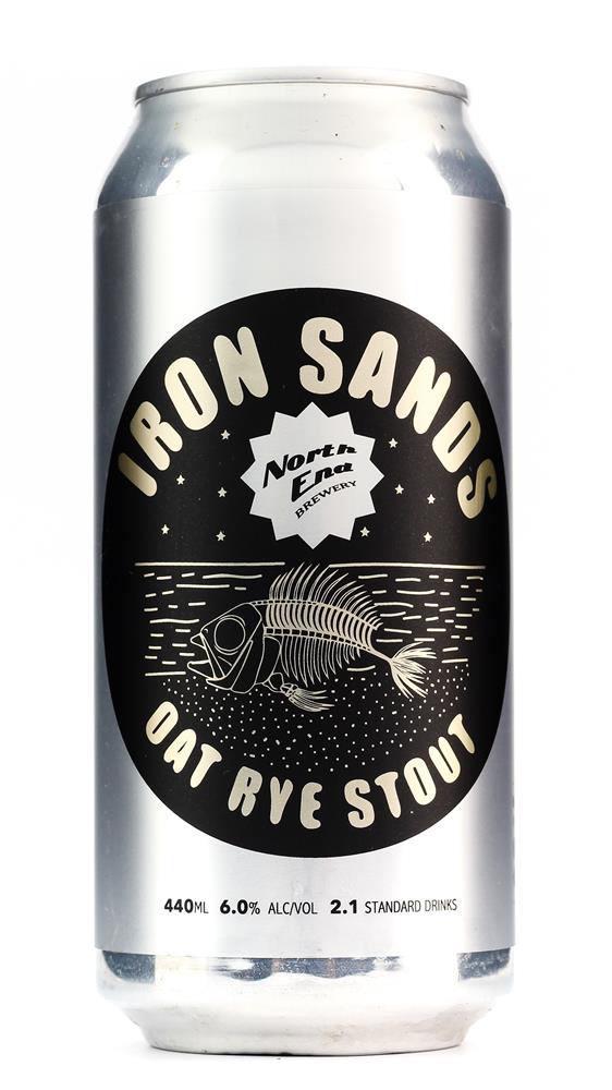 North End Iron Sands Oat Rye Stout Can 440 ml