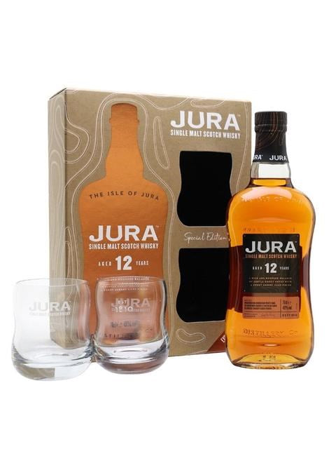 Jura 12YO 40% 700ml 2 Glasses Giftpack