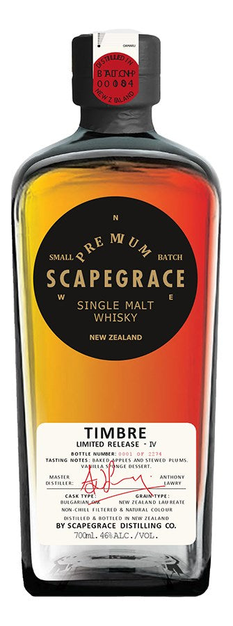 Scapegrace Fortitude V Single Malt Whisky 700ml