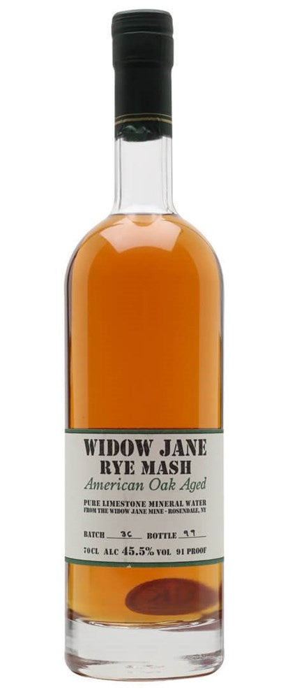 Widow Jane Us Oak Aged Rye Whiskey 45.5% 700ml