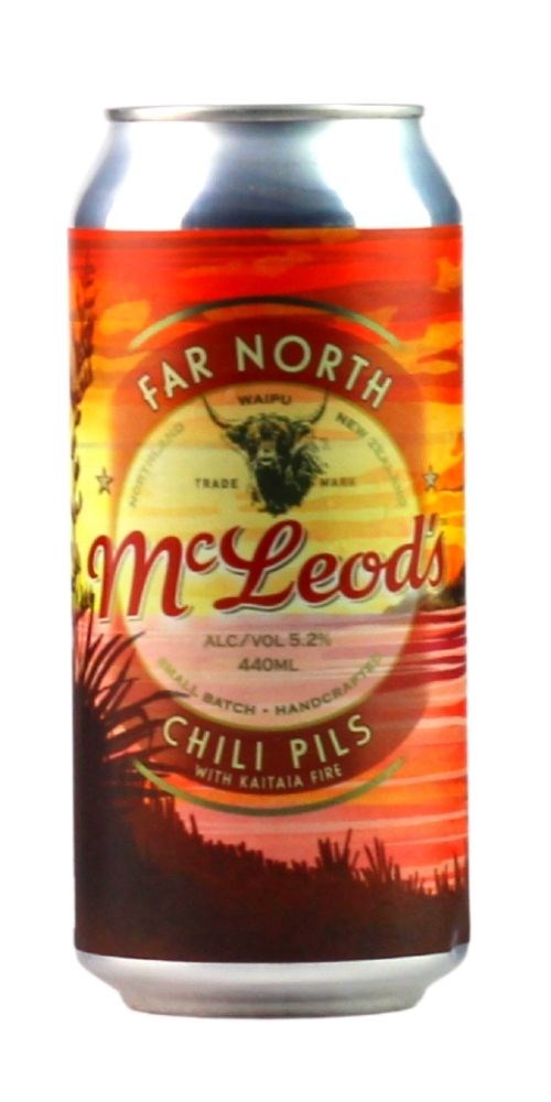 MCLEOD'S FAR NORTH CHILI PILSNER 440ML CAN
