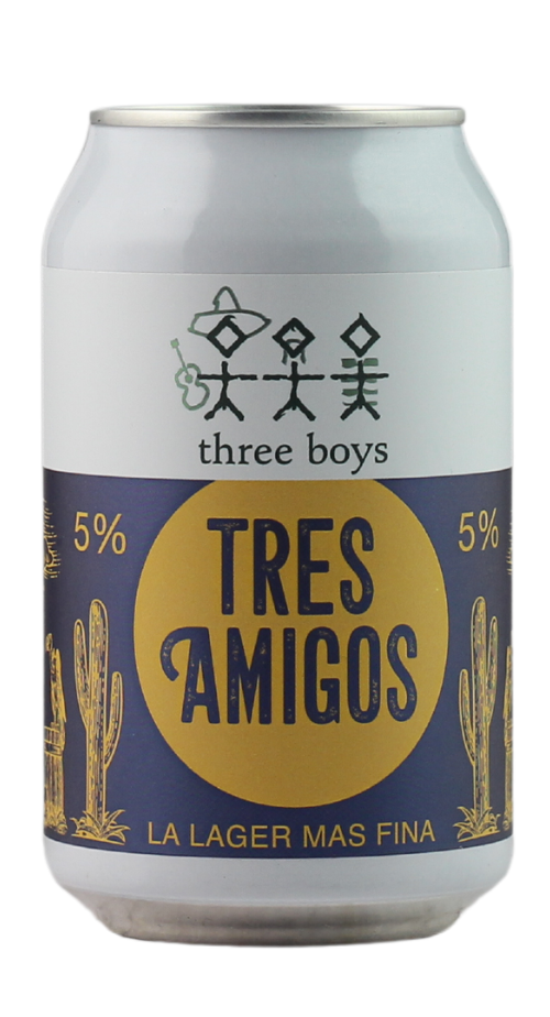 THREE BOYS TRES AMIGOS LAGER 330ML