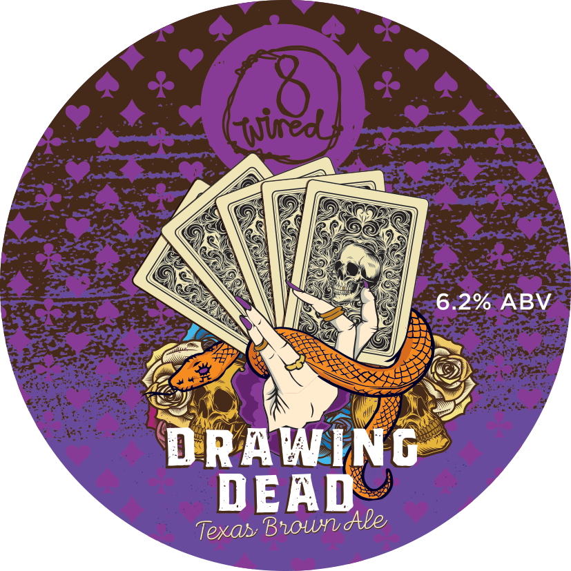8 WIRED DRAWING DEAD TEXAS BROWN ALE 440ML