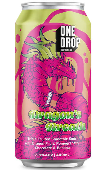 One Drop Brewing Dragon's Breath Triple Fruited Sour 440ml