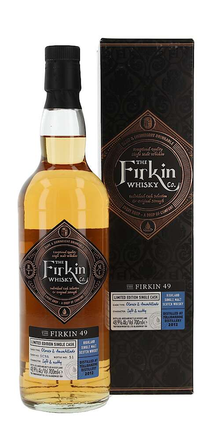 Firkin Whisky Co 49 Tullibardine 2012 Oloroso & Amontillado 48.9% 700ml