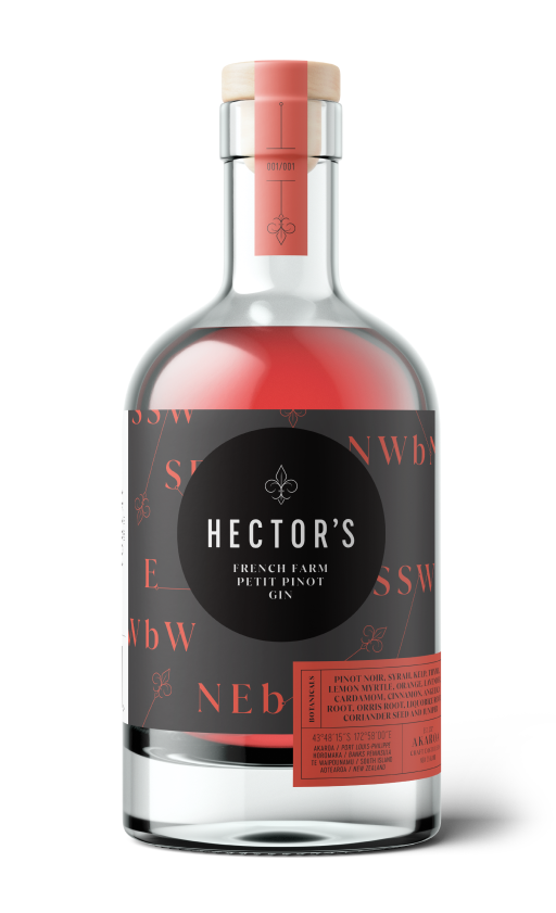 Akaroa Craft Distillery - Hector's French Farm Petit Pinot Gin 42% 700ml