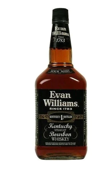 Evan Williams Black Label Bourbon 43% 1 litre