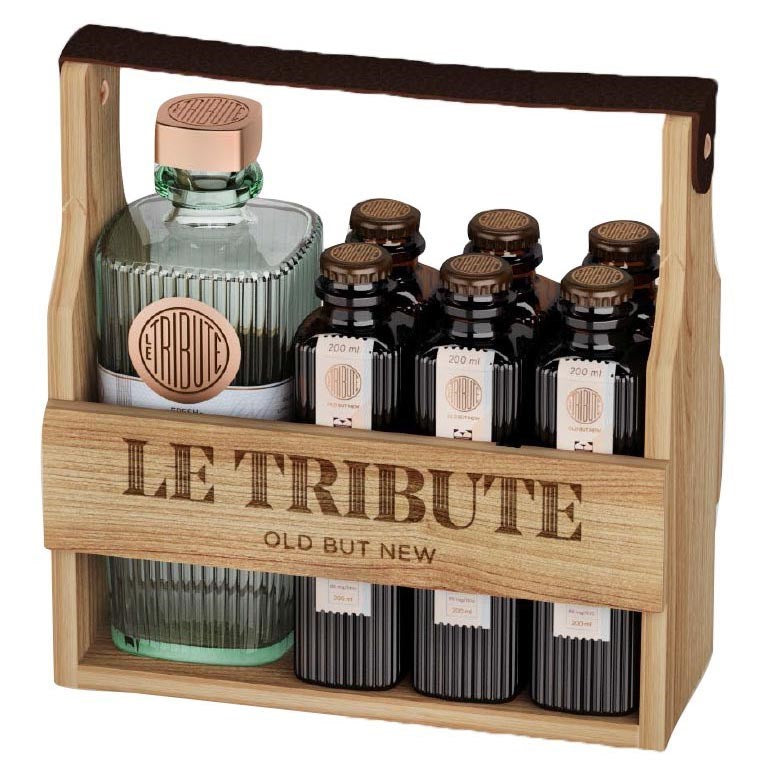 LE TRIBUTE GIN & 6 x TONIC GIFT PACK