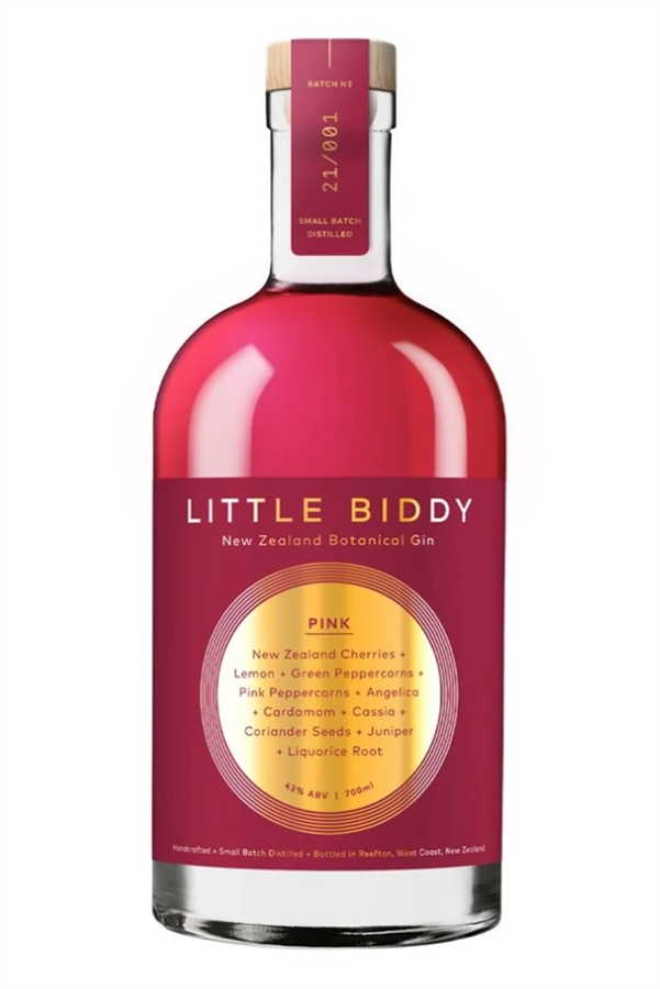 Little Biddy Pink Gin 40% 700ml