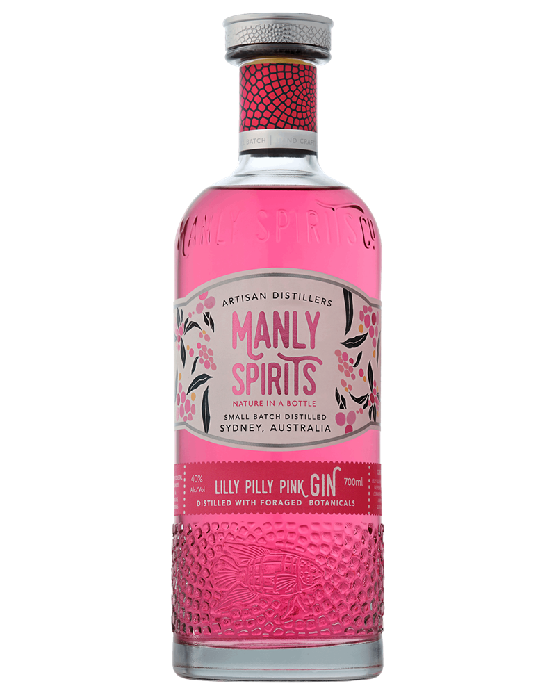 Manly Lilly Pilly Pink Gin 700ml