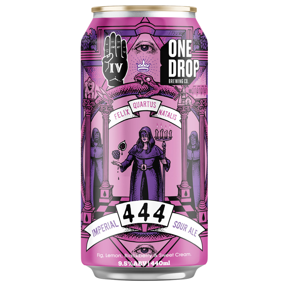 One Drop Brewing 444 Imperial Sour Ale 440mL