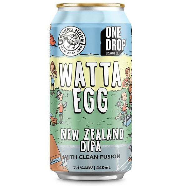 One Drop Brewing Watta Egg NZ Double IPA 440mL