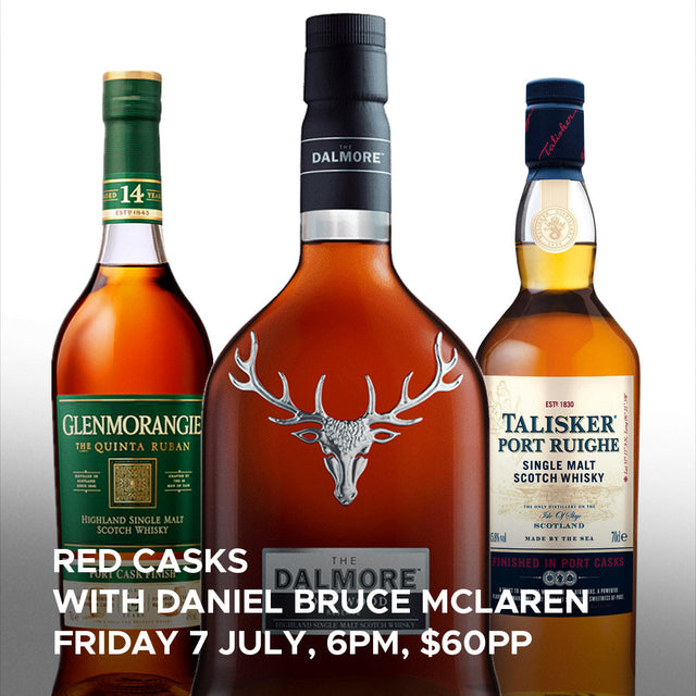 Red Casks with Daniel Bruce McLaren - Friday 7 July, 6pm, Regional Wines, $65pp